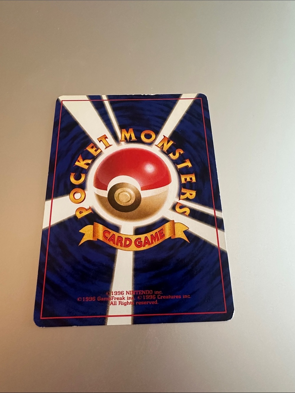 Vintage Blastoise Pokémon Pocket Monsters Card - Picture 2 of 2
